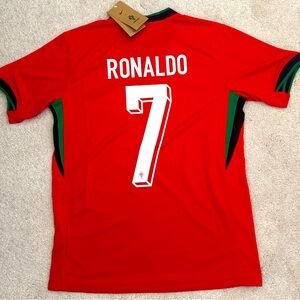 CRISTIANO Ronaldo Portugal soccer jersey small home red 24/25 Cr7 new with tags